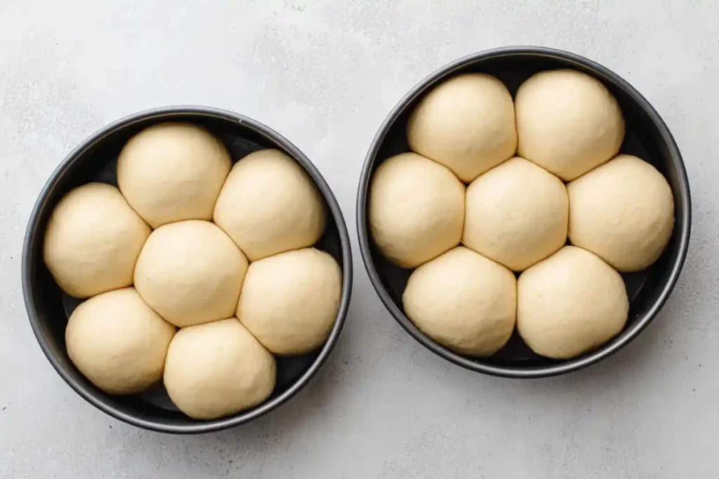 Gluten-Free Dinner Rolls ready to be baked.