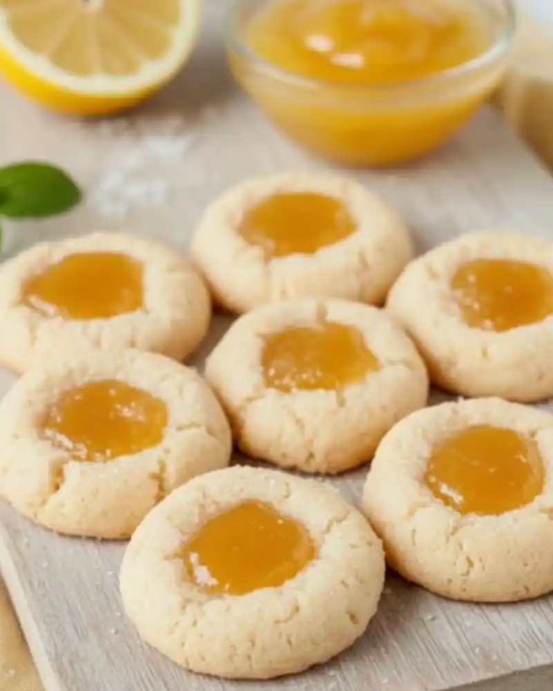 Gluten-Free Lemon Curd Cookies