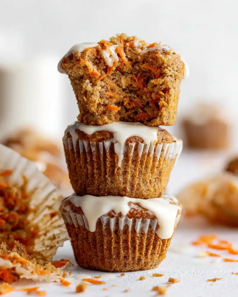 Gluten-Free Carrot Cake Muffins