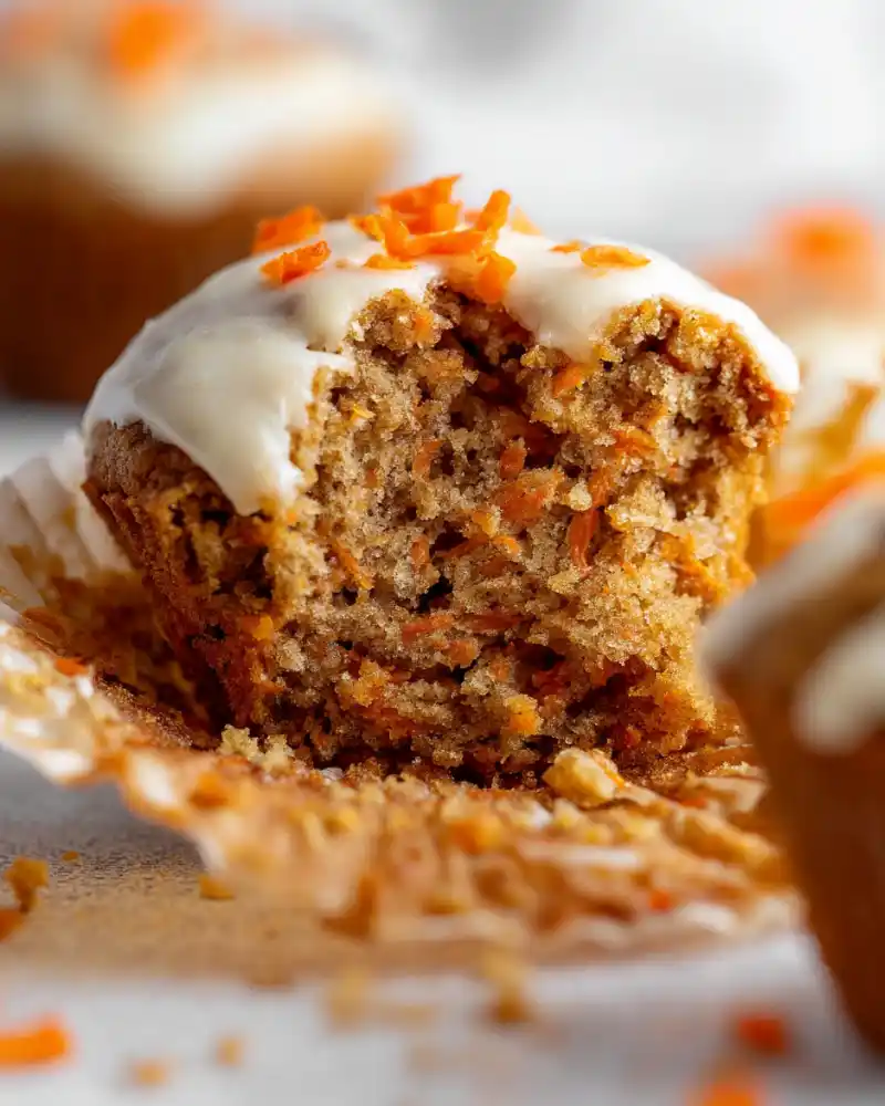 Gluten-Free Carrot Cake Muffins