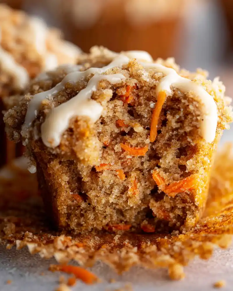 Gluten-Free Carrot Cake Muffins