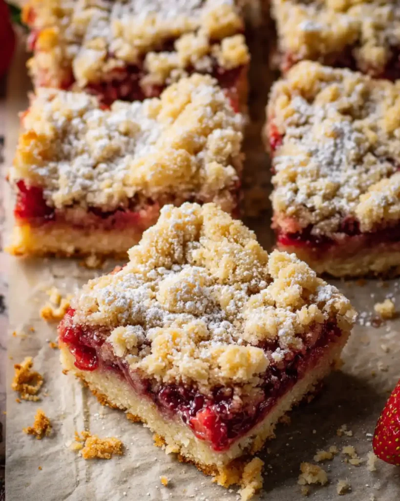 Gluten-free Strawberry Crumb Cake