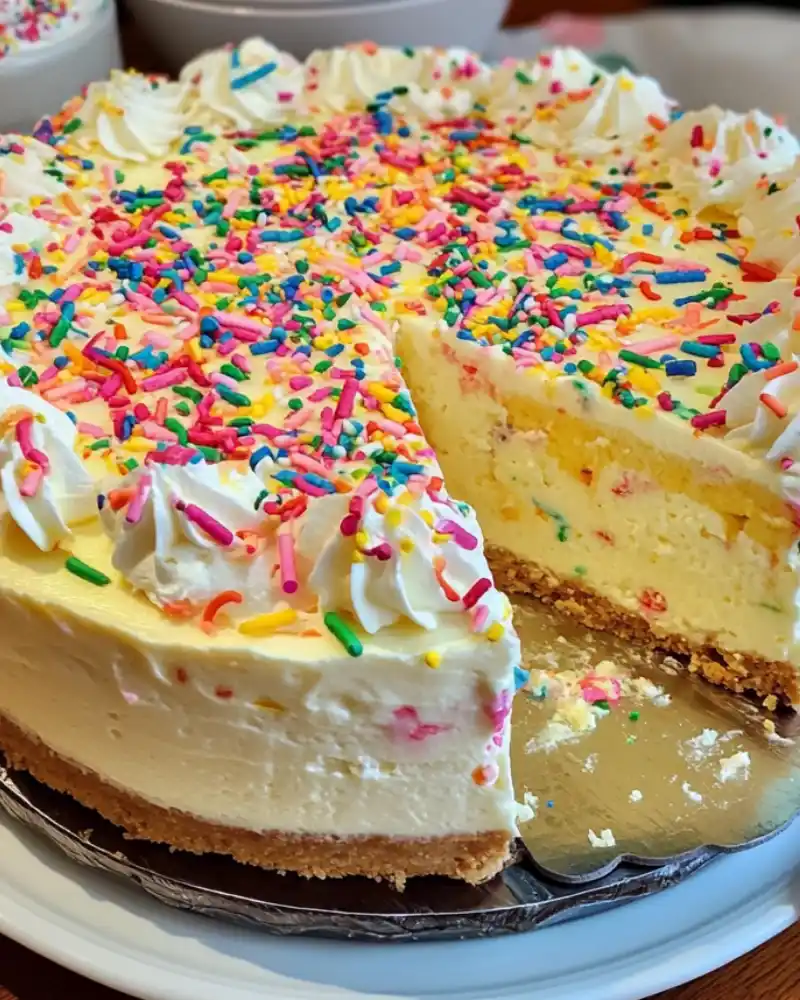 Weight Watchers Funfetti Cheesecake
