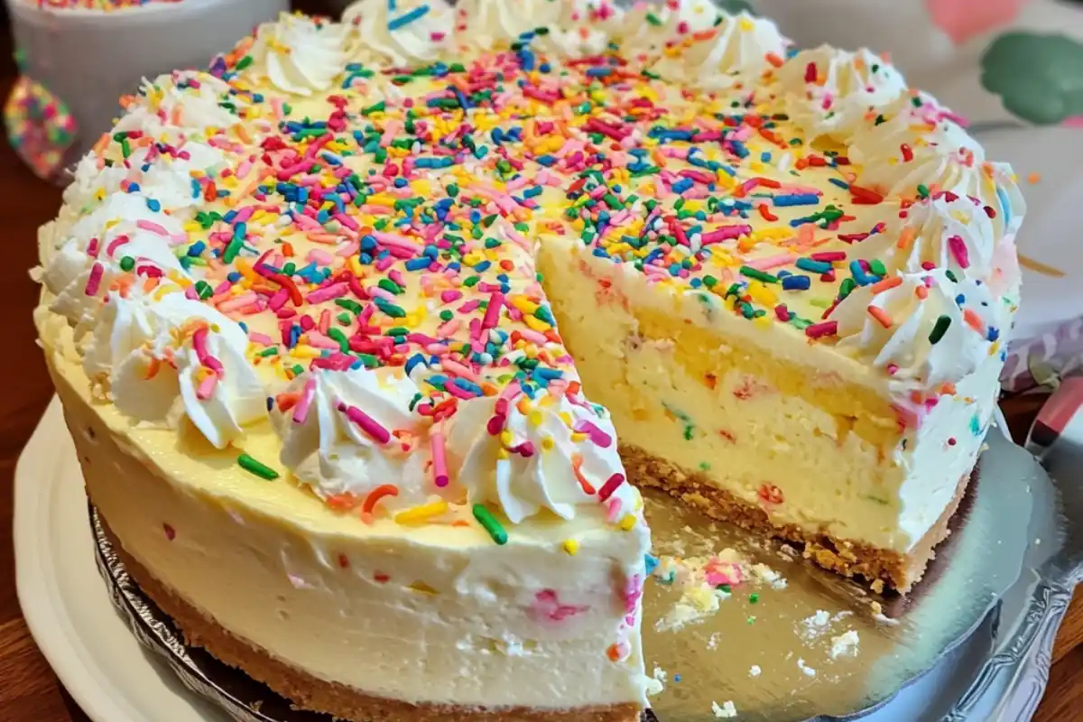 Weight Watchers Funfetti Cheesecake