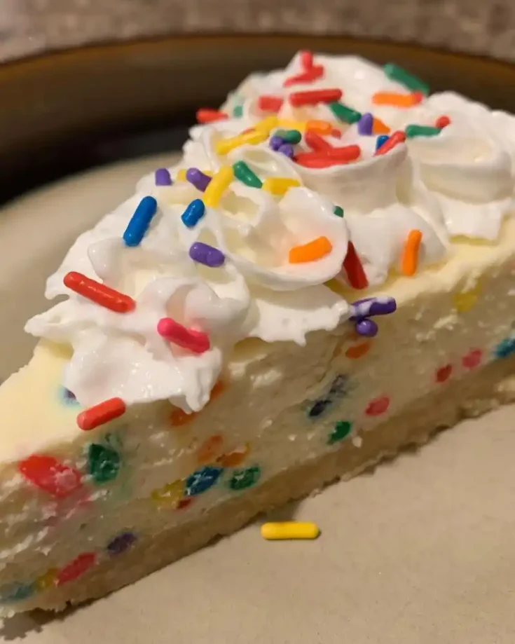 Weight Watchers Funfetti Cheesecake