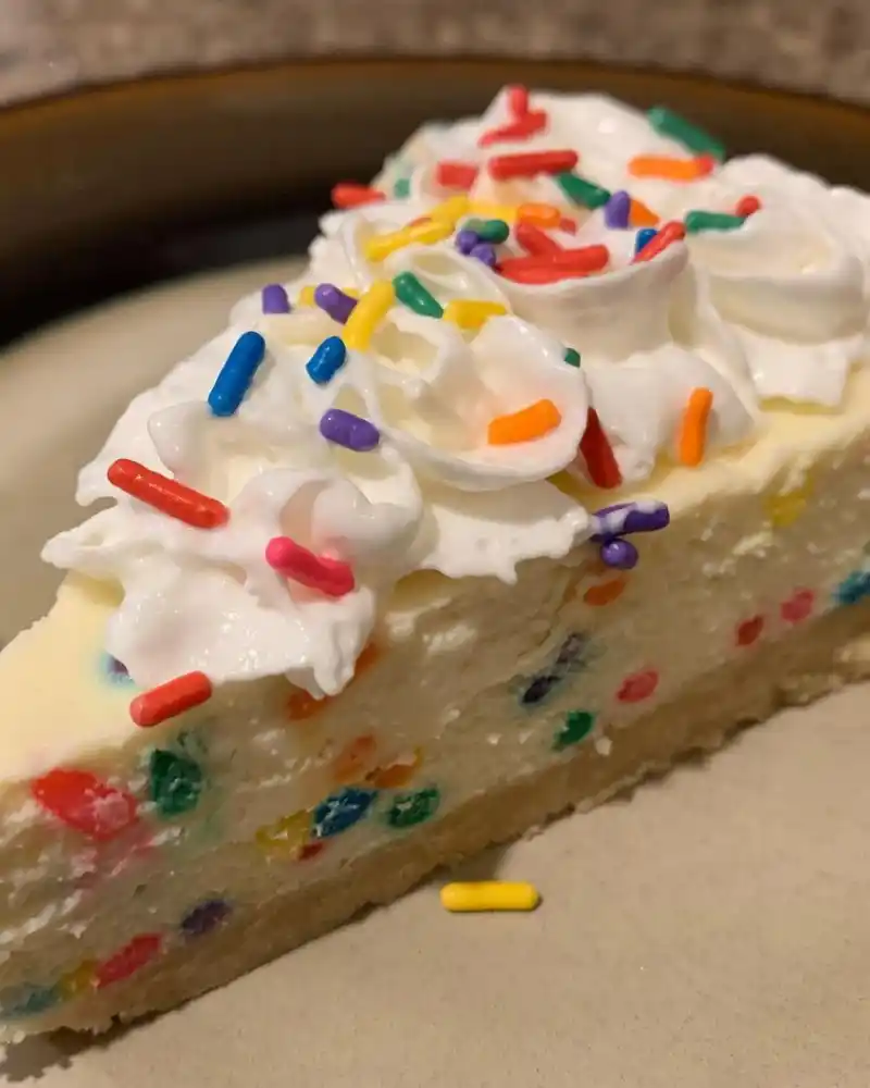 Weight Watchers Funfetti Cheesecake