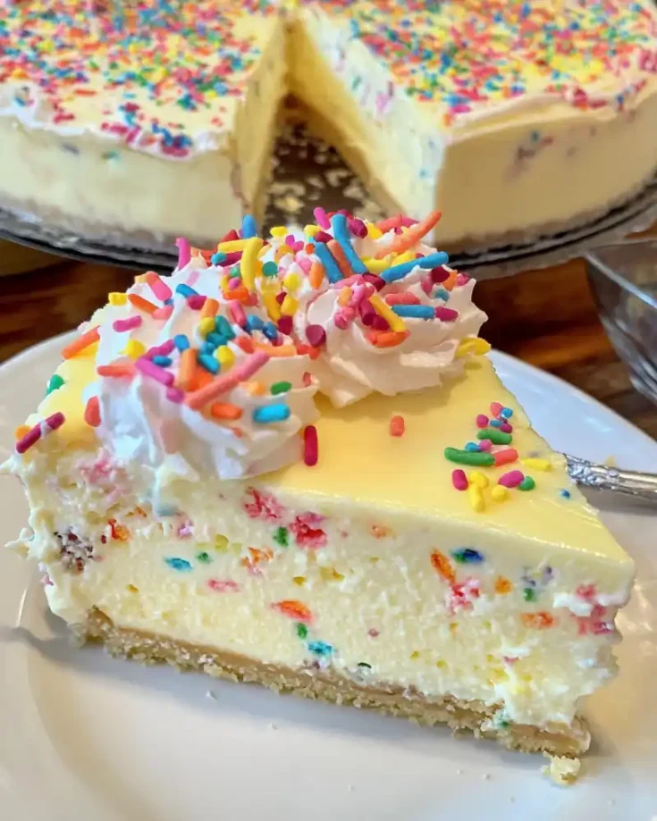 Weight Watchers Funfetti Cheesecake