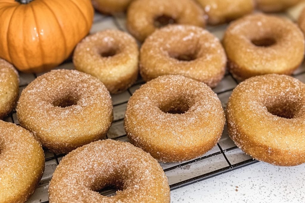 Weight Watchers Pumpkin Cinnamon and Sugar Donuts