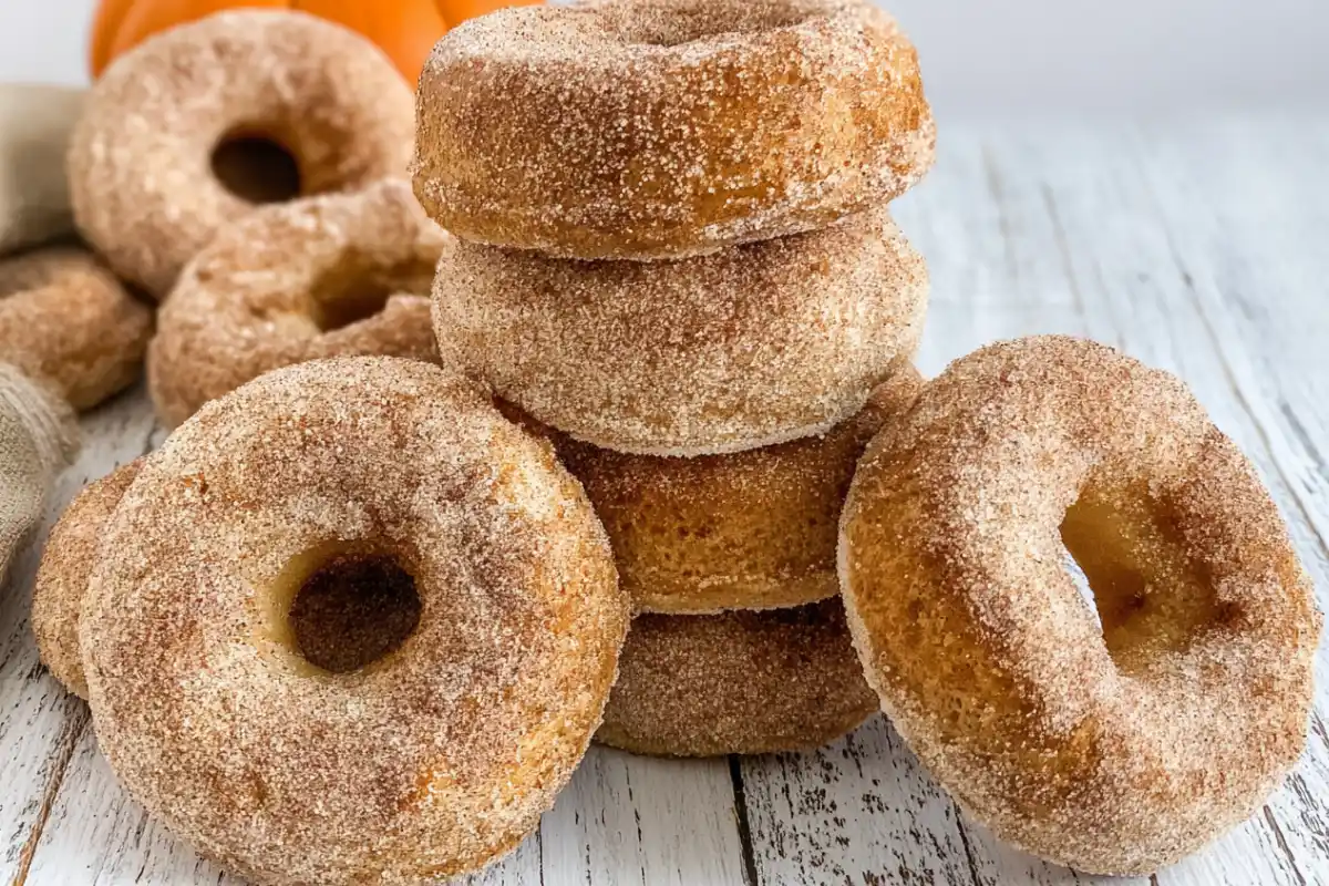 Weight Watchers Pumpkin Cinnamon and Sugar Donuts