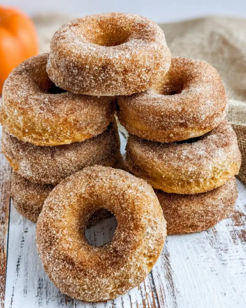 Weight Watchers Pumpkin Cinnamon and Sugar Donuts