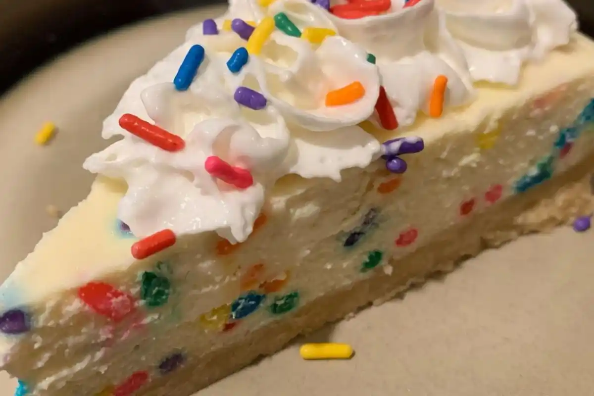 Weight Watchers Funfetti Cheesecake