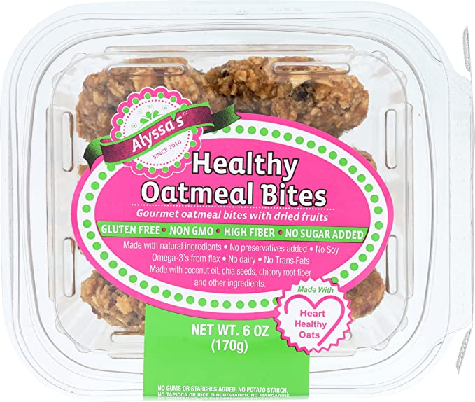 ALYSSA'S Healthy Oatmeal Bites, 6 OZ