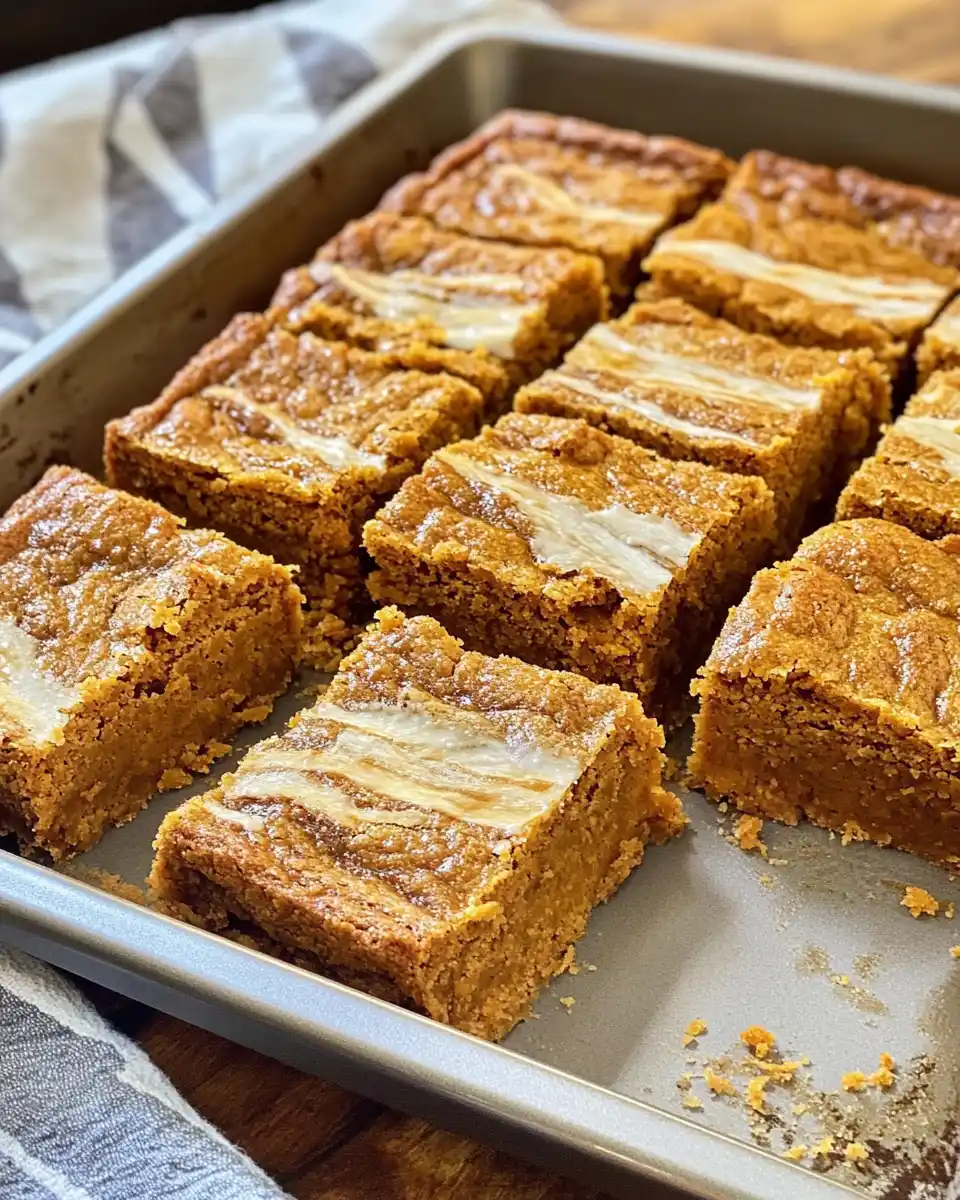 Weight Watchers Sheet Pan Pumpkin Bars Recipe