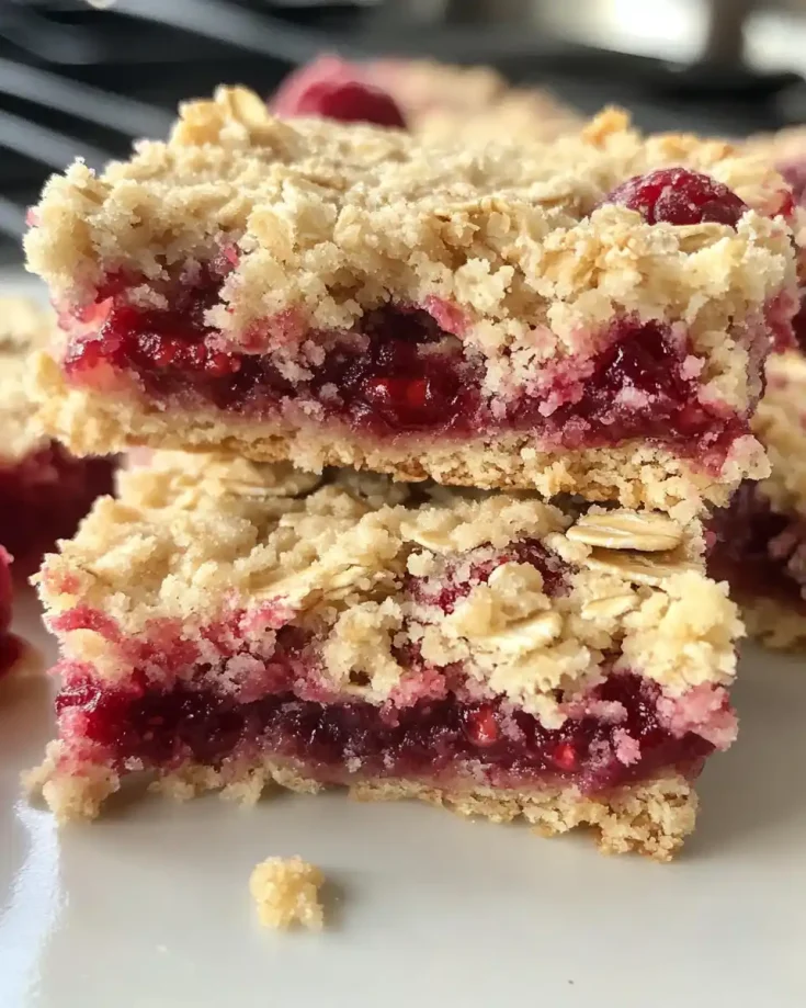 Weight Watchers Skinny Raspberry Oatmeal Bars