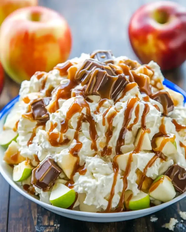 Snickers Caramel Apple Salad