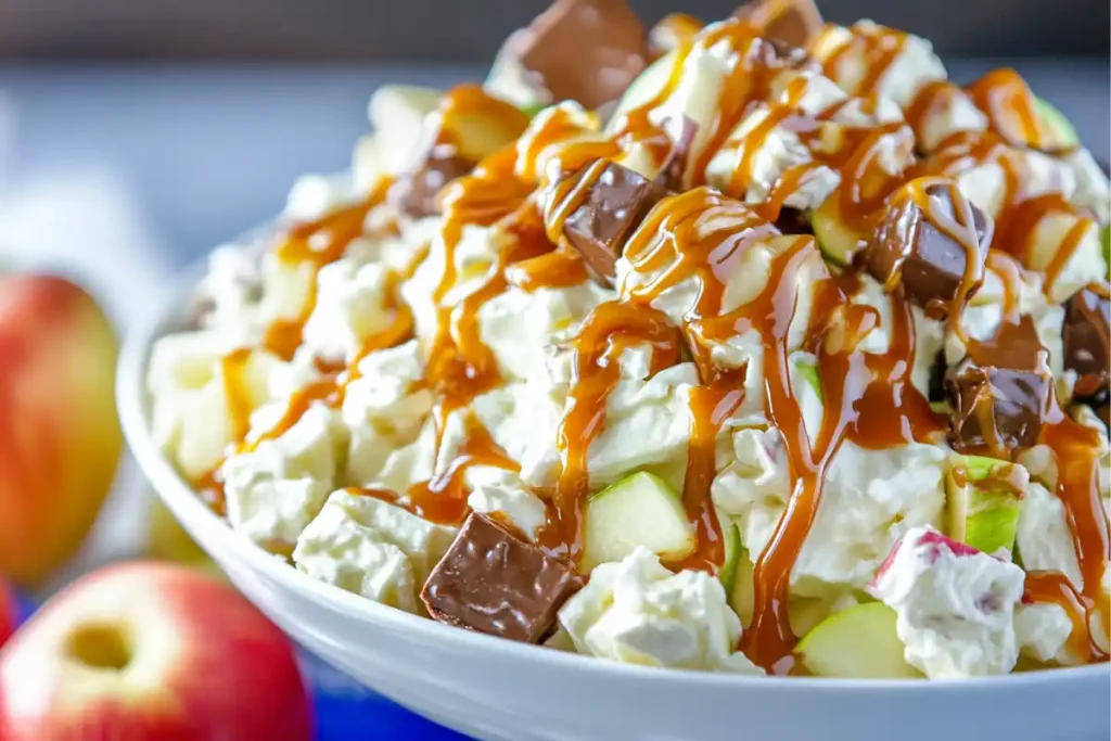 Snickers Caramel Apple Salad