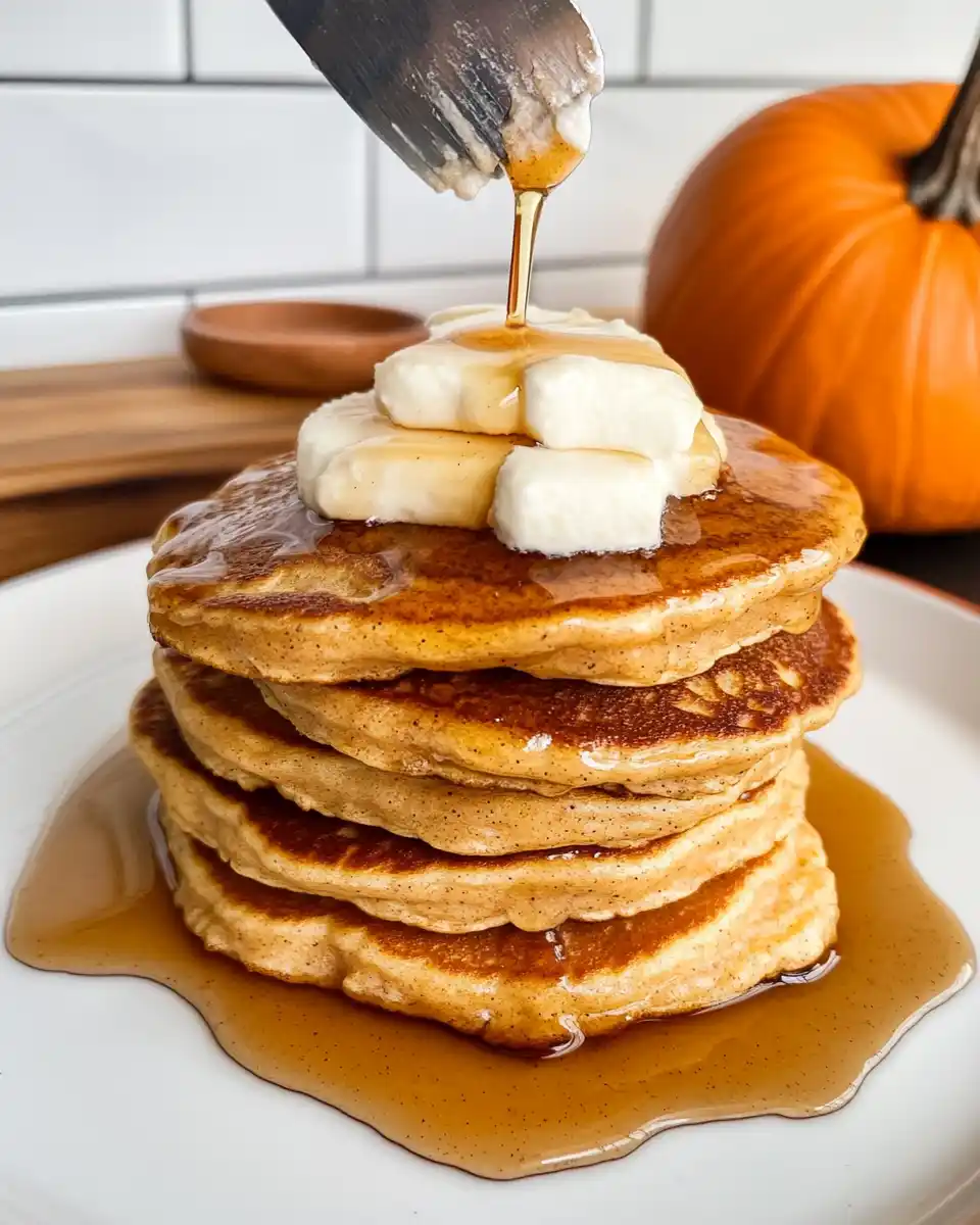 Easy Weight Watchers Pumpkin Pie Pancakes