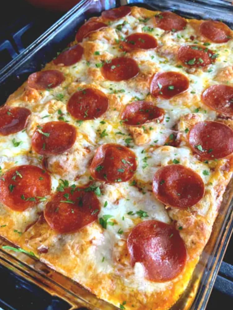 Weight Watchers Bubble Up Pizza Casserole