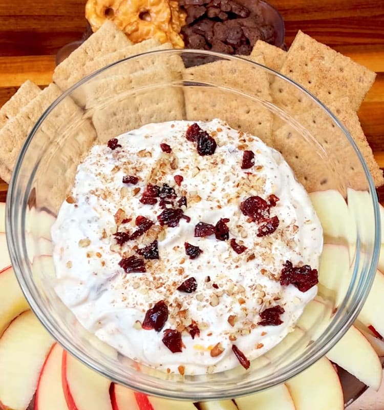 Weight Watchers Cranberry Orange Cheesecake Dip