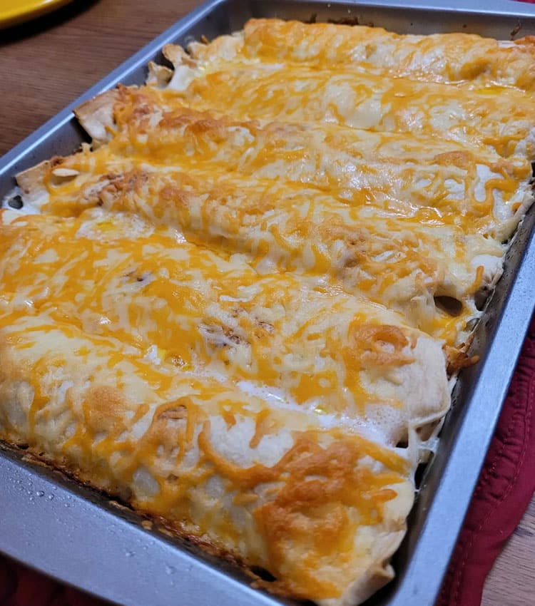 Weight Watchers White Chicken Enchiladas