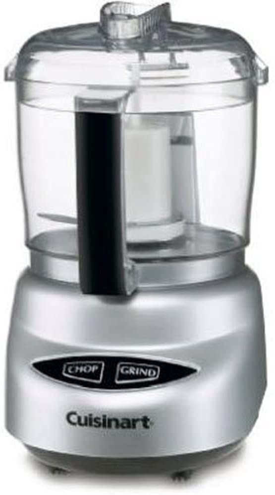 Cuisinart Food Processor, Mini-Prep 3 Cup, 24 oz, Brushed Chrome and Nickel, DLC-2ABC