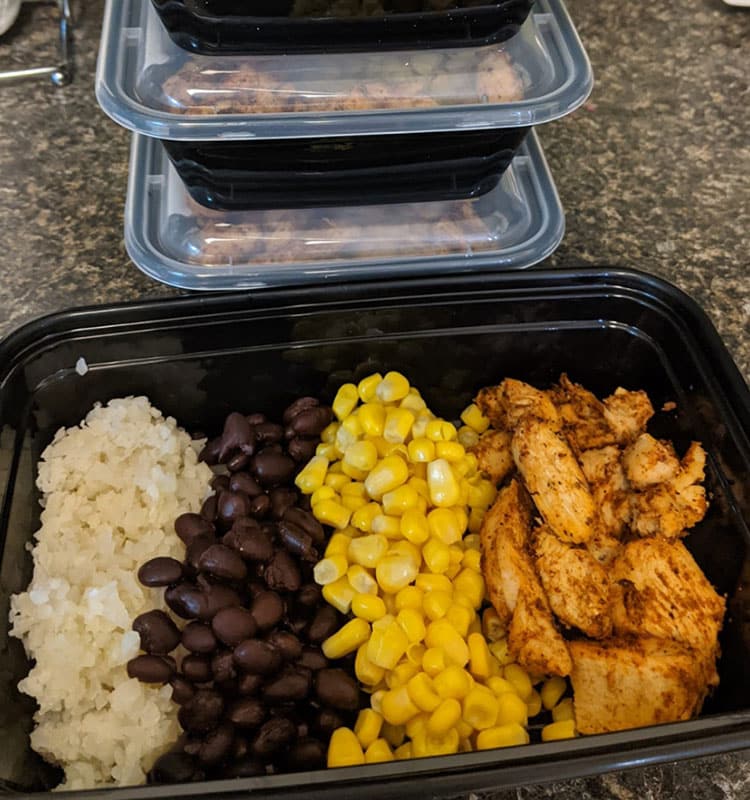 Weight Watchers Zero Point Chicken Burrito Bowls