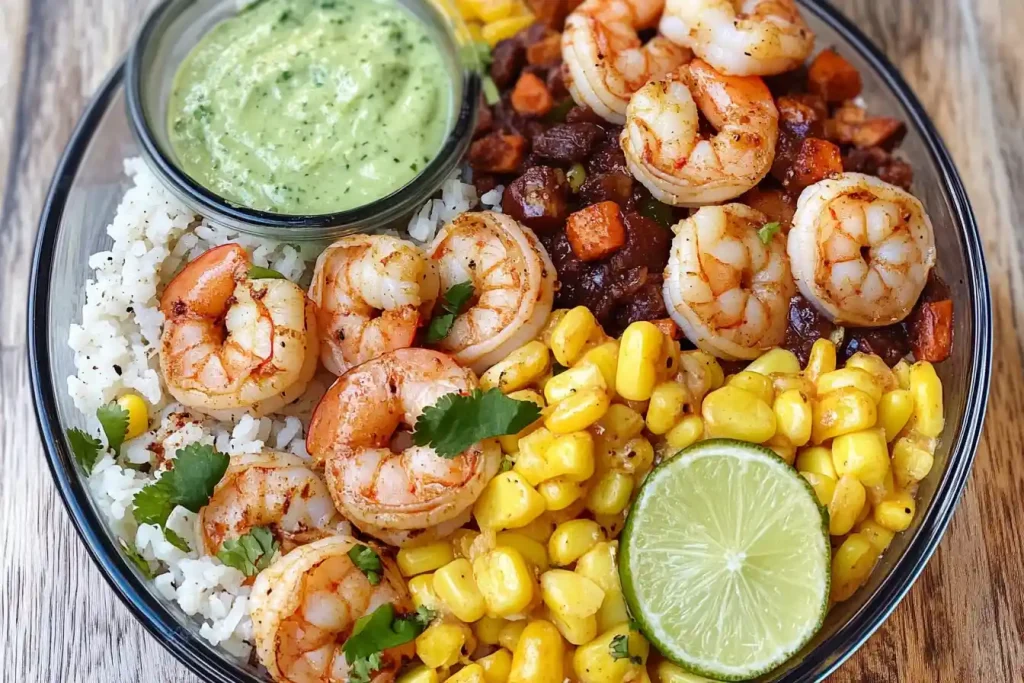 Mexican Shrimp Bowls