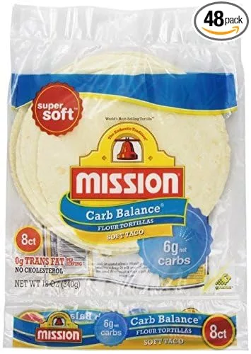 Mission Medium Carb Balance Tortilla's, 12 Ounce