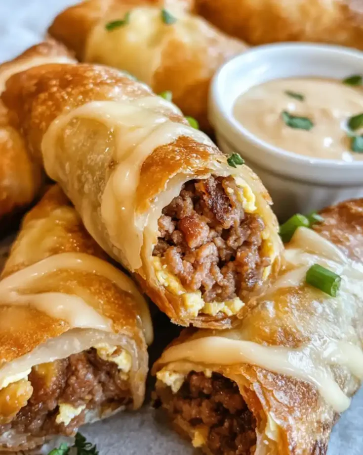 Weight Watchers Big Mac Egg Rolls