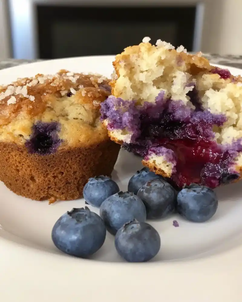 Easy Low Sodium Blueberry Muffins Recipe