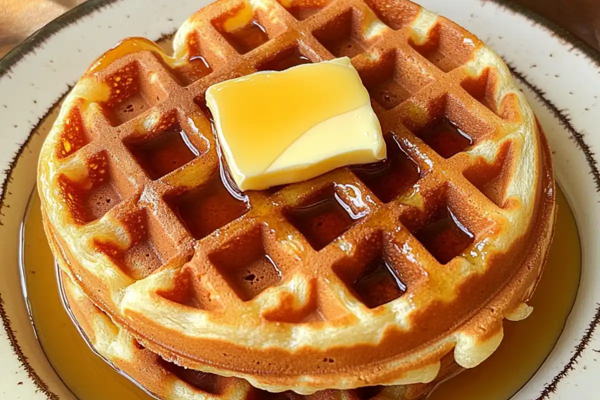 Easy Low Sodium Crispy Waffles Recipe