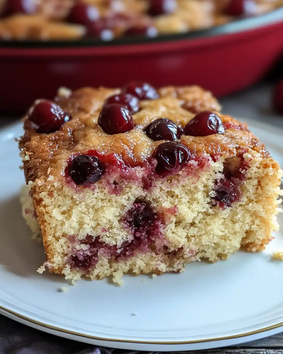 Gluten-Free Cherry Cake