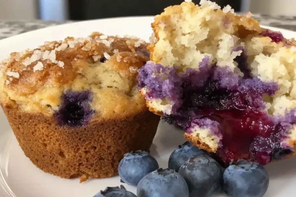 Low Sodium Blueberry Muffins