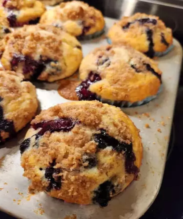 Low Sodium Blueberry Muffins Recipe
