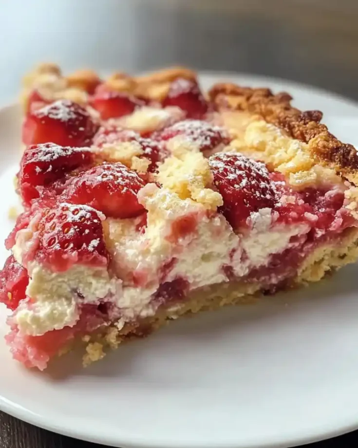 Low Sodium Strawberry Cobbler with Cream Cheese Recipe