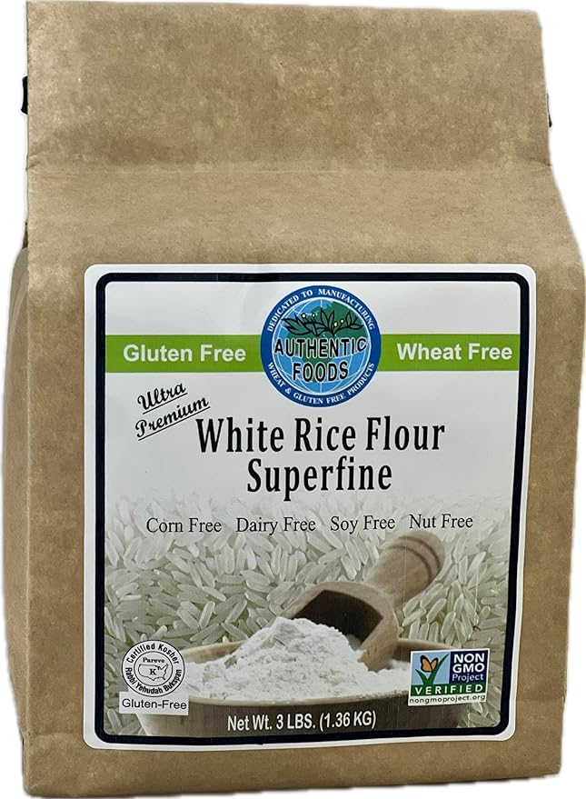 Authentic Foods Superfine White Rice Flour - 3lb