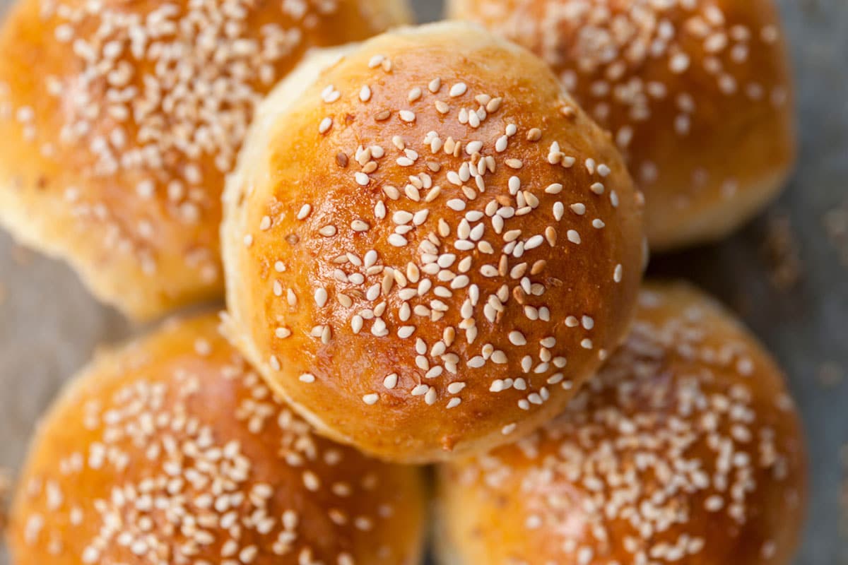 Sourdough Discard Hamburger Buns