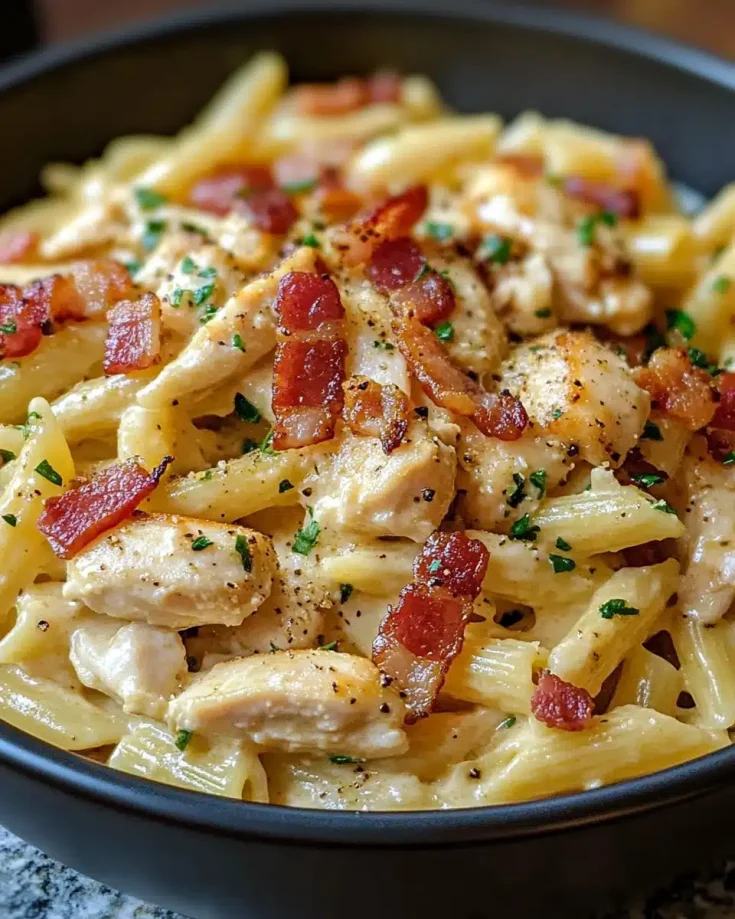 Chicken Bacon Ranch Pasta