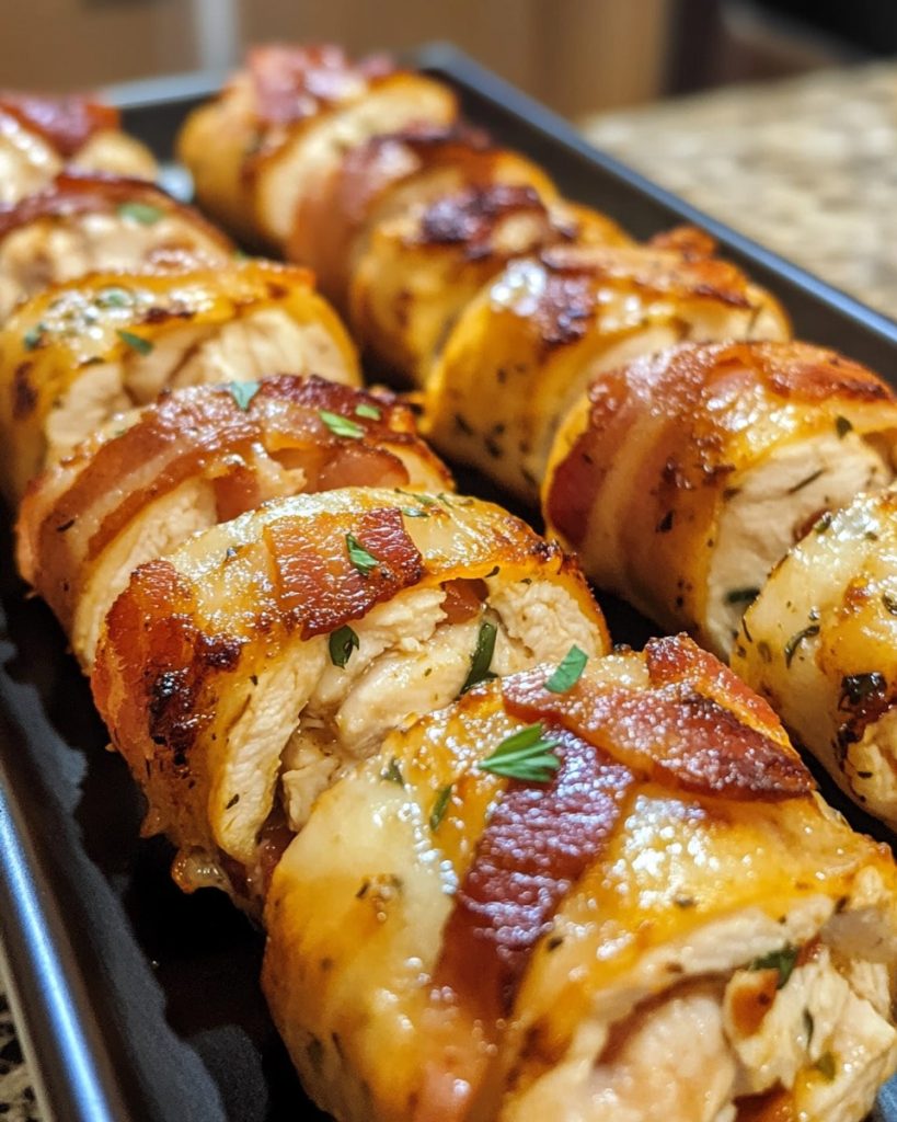 Chicken Bacon Ranch Roll-Ups Recipe