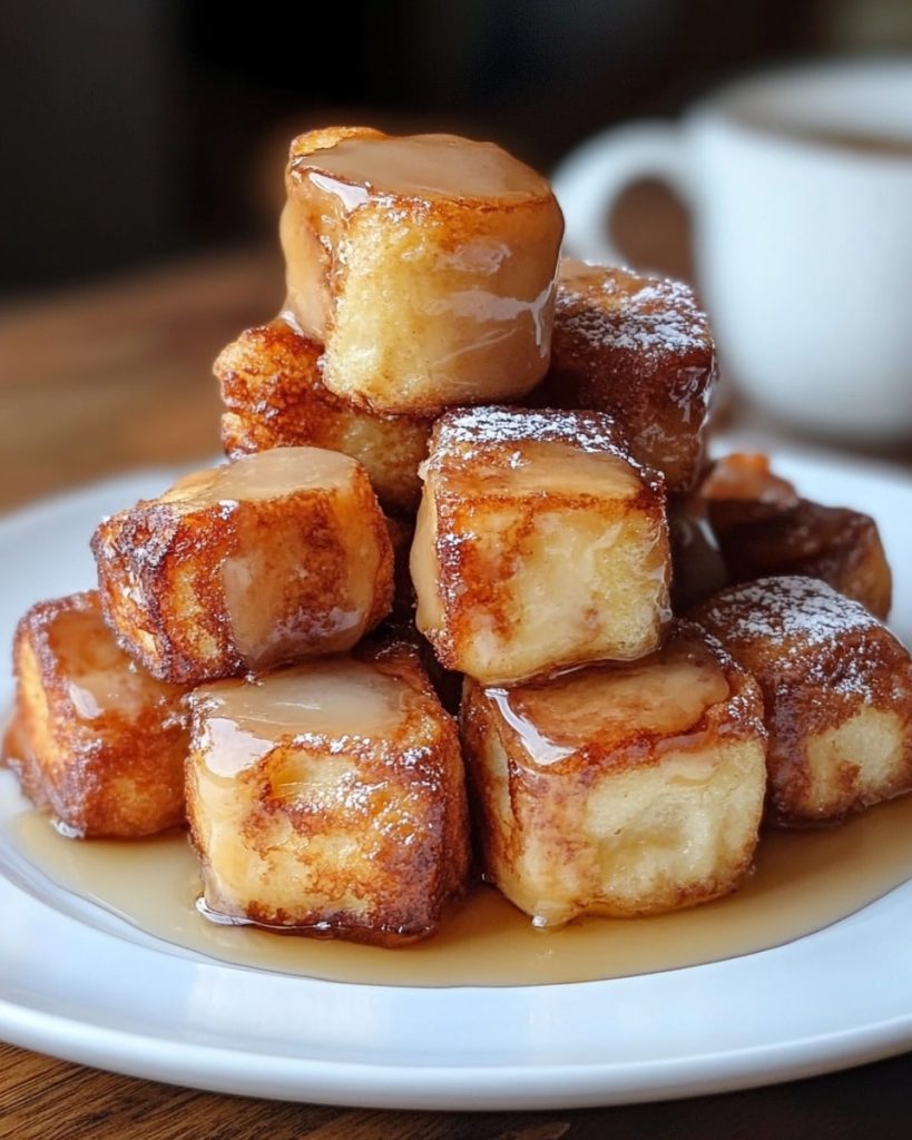 Cinnamon Roll French Toast Bites Recipe