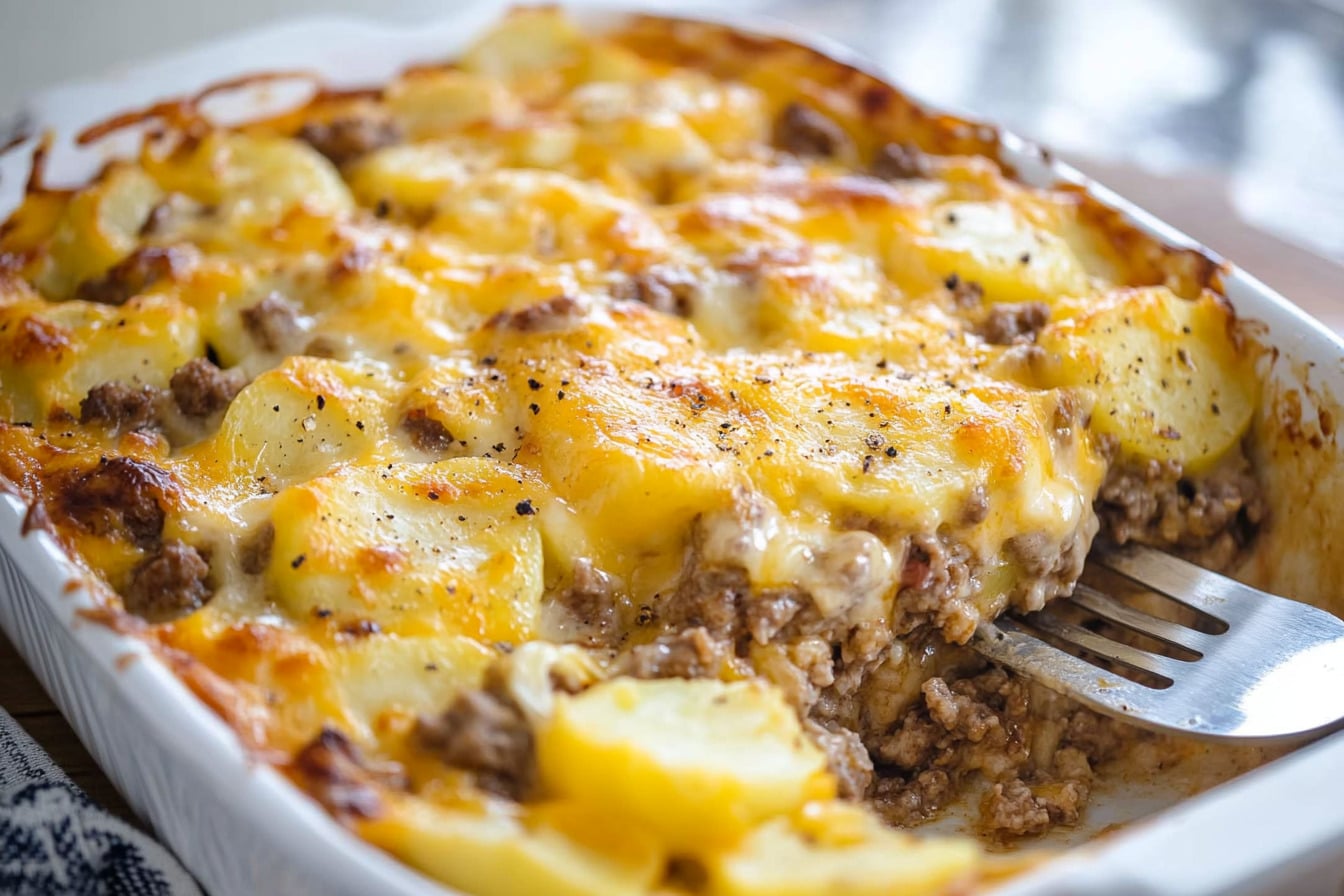 Hamburger and Potato Casserole