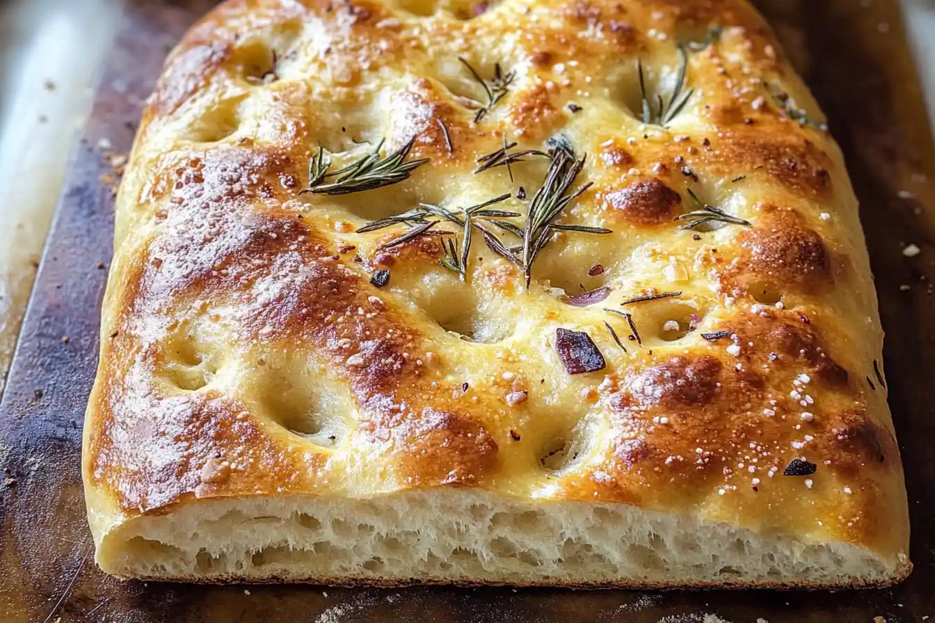 Easy Sourdough Focaccia Bread