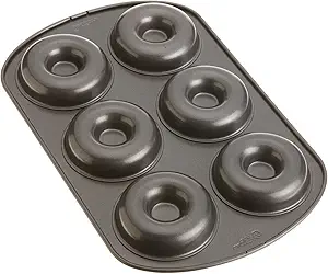 Wilton Non-Stick 6-Cavity Donut Baking Pans, 2-Count