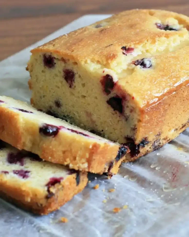 Gluten-Free Lemon Blueberry Bread