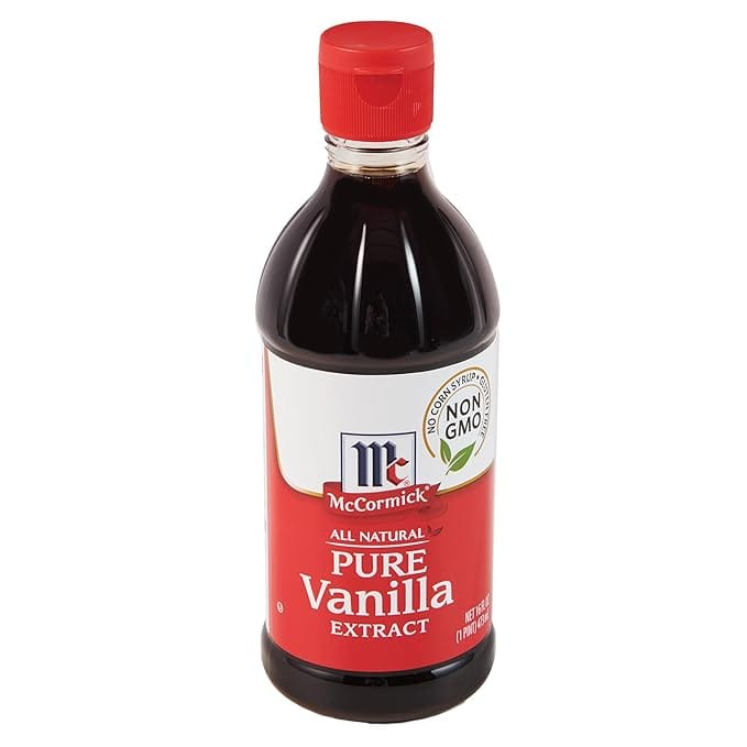 McCormick Vanilla Extract, Pure, Gluten Free, Non-GMO, Made with Madagascar Vanilla Beans, 16 fl oz