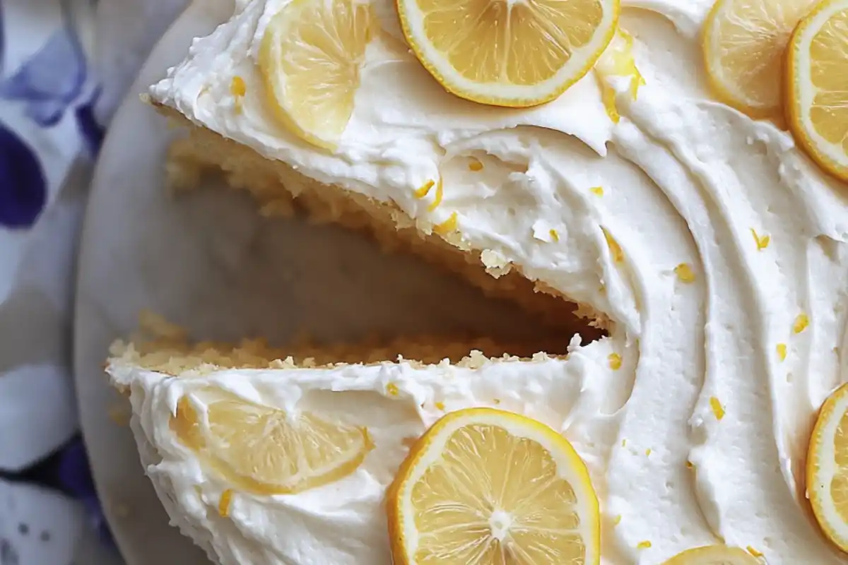 Delicious Sourdough Discard Lemon Cake
