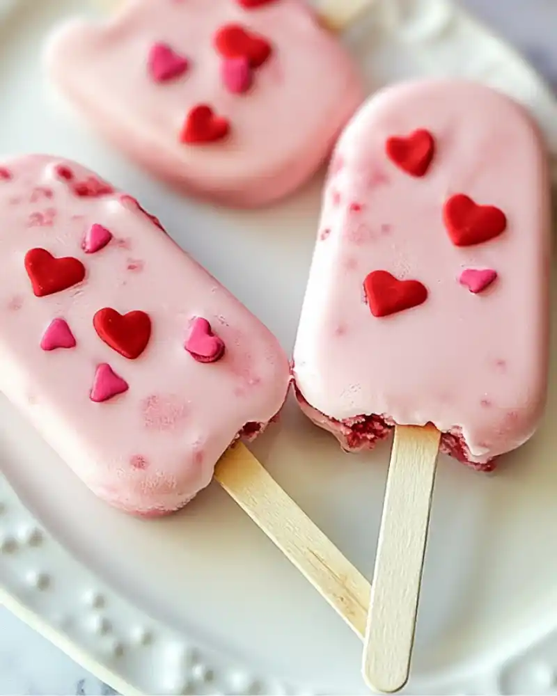 gluten free cakesicles decorated with sprinkles