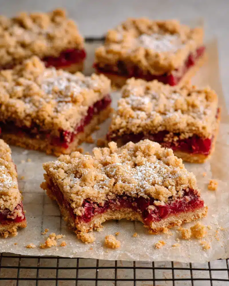 Gluten-Free Raspberry Crumble Bars