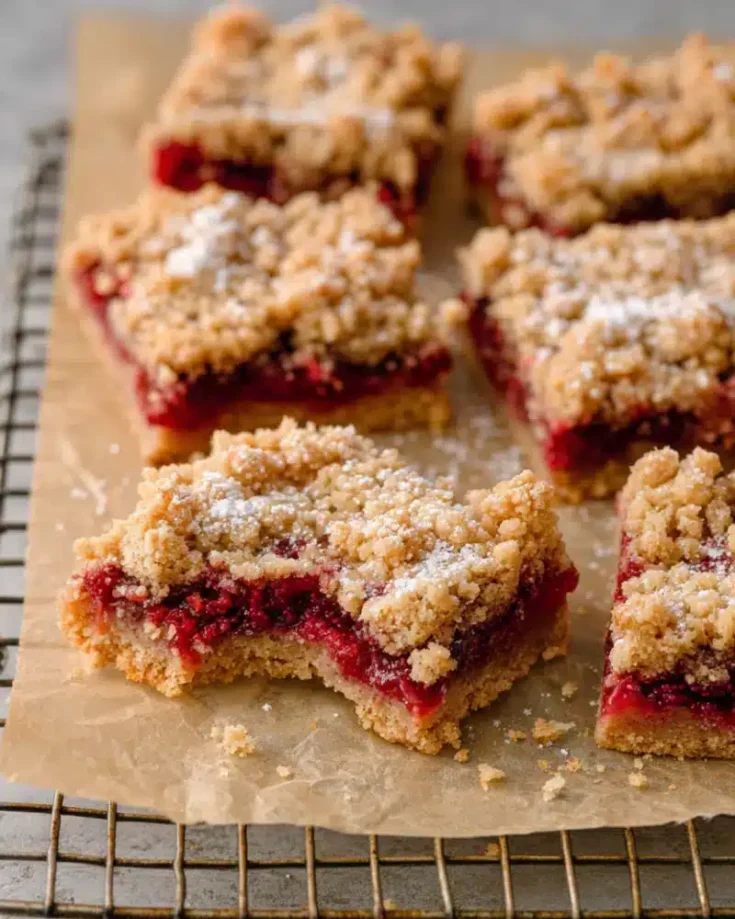 Gluten-Free Raspberry Crumble Bars