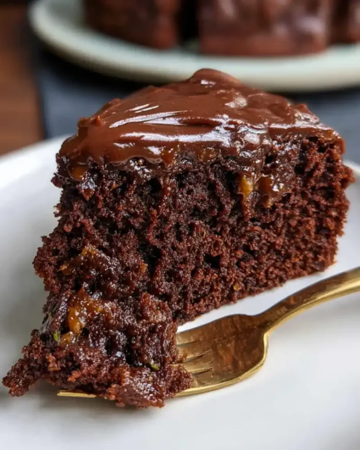 Gluten free chocolate zucchini cake